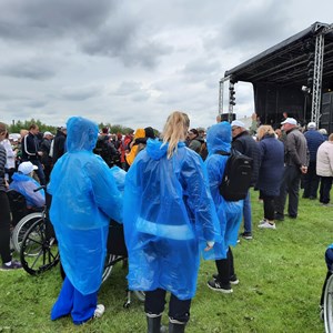 Beboerne fra Jebjerg Ældrecenter til handicapfestival