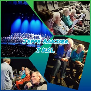 Fire heldige beboere fra Breumgaard var i KCS og høre smukke musikalske fortolkninger af Jeppe Aakjærs breve. Marts 2023.